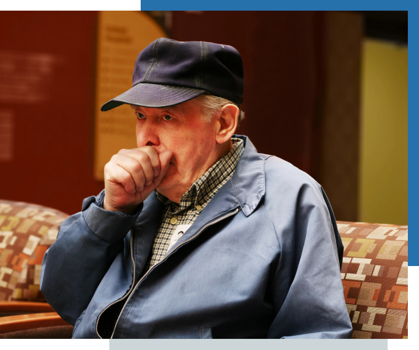 A Men Coughing A Men Coughing